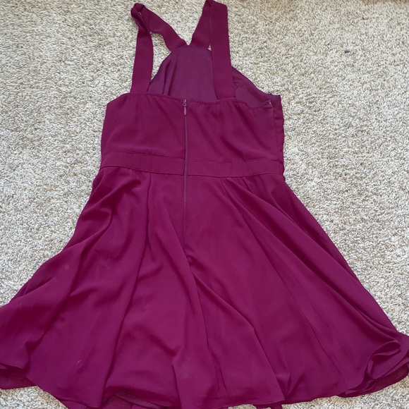 Maroon dress from lulus - Picture 2 of 2
